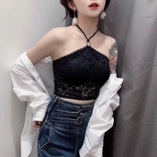 Bra ren chéo dây ngực cổ yếm
