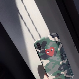 Ốp Rằn Ri Play Trái Tim iPhone X/Xs Max/7plus/8plus/6plus/6splus
