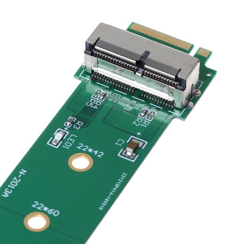 H.S.V✺For MacBook Air Pro 12+16 Pins SSD to M.2 Key M (NGFF) PCI-e Adapter Converter Card for PC Computer Accessories