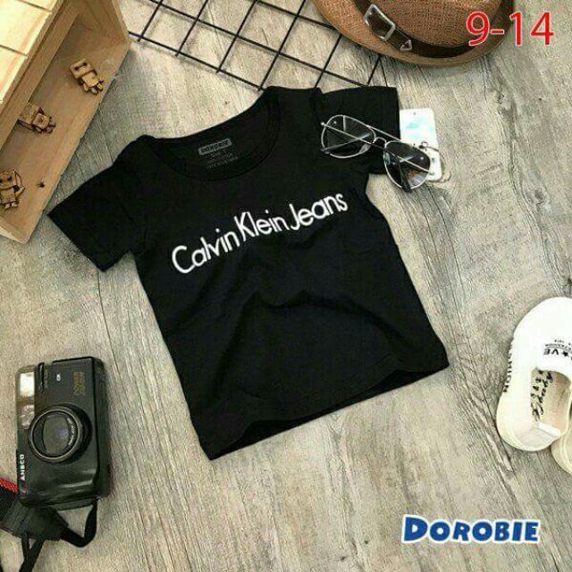 Áo thun bé trai chữ