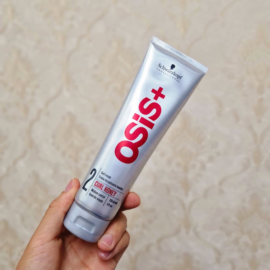 [CHÍNH HÃNG]  KEM TẠO KIỂU GIỮ NẾP CHO TÓC UỐN VÀ CHỐNG NHIỆT OSIS CURL HONEY 150ML - OSIS +2