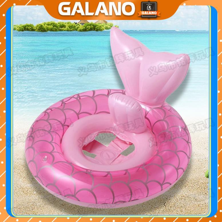 Phao Bơi Cho Bé GALANO Phao Bơi Trẻ Em Xỏ Chân Chống Lật An Toàn Bơi Lội Đuôi Nàng Tiên Cá SS-001264