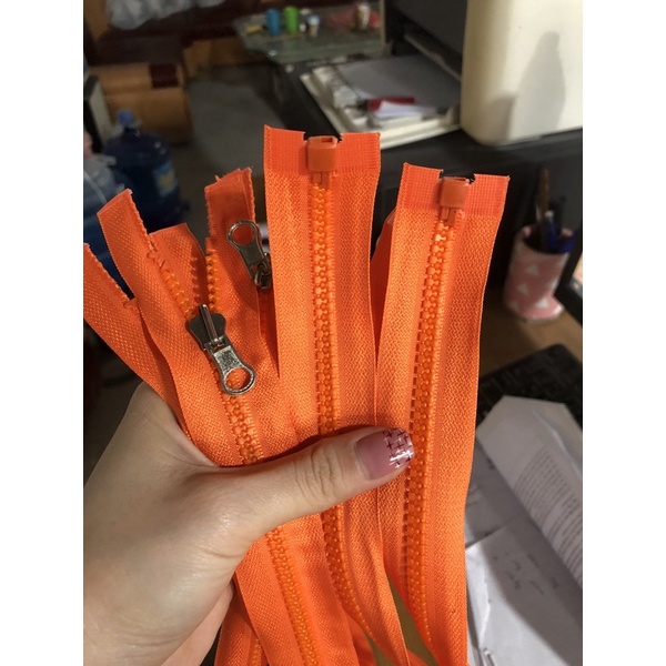 dây khoá kéo răng nhựa(cá sấu) 50cm-90cm