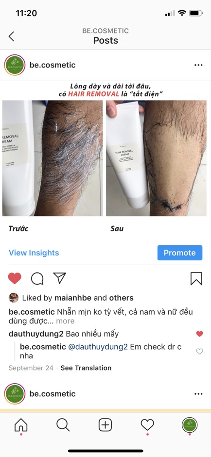 [Mã SKAMLTSM9 giảm 10% đơn 99K] Set tẩy lông BE (kem + serum ) | BigBuy360 - bigbuy360.vn