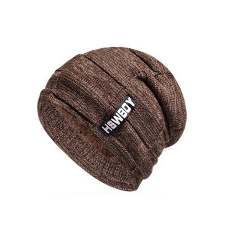 Mũ len nam thời trang phong cách châu Âu, chùm tai chống rét cực tốt ( có túi )