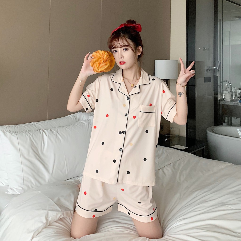 Bộ đùi Nữ, Bộ ngắn Pijama Cotton, Bộ Mặc Nhà Nữ Mùa Hè, Đồ Bộ CiCi, Đồ Ngủ Đẹp, Thời Trang Nữ