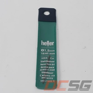 Mũi khoan inox heller - hss-co - 1.5x40mm - 212229