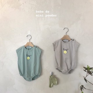Áo liền quần bodysuit Hàn Quốc cho bé trai và bé gái - Hoạ tiết mặt trời - Mini Powder Sun