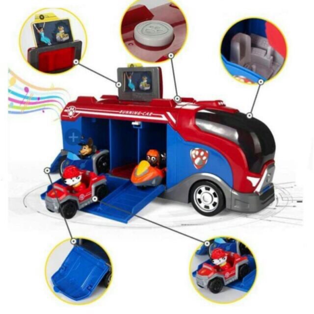 Đồ chơi xe chỉ huy đặc nhiệm chó cứu hộ