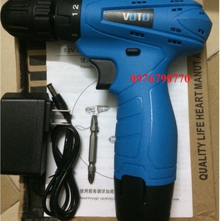 Súng khoan pin vặn vít VoTo 12v