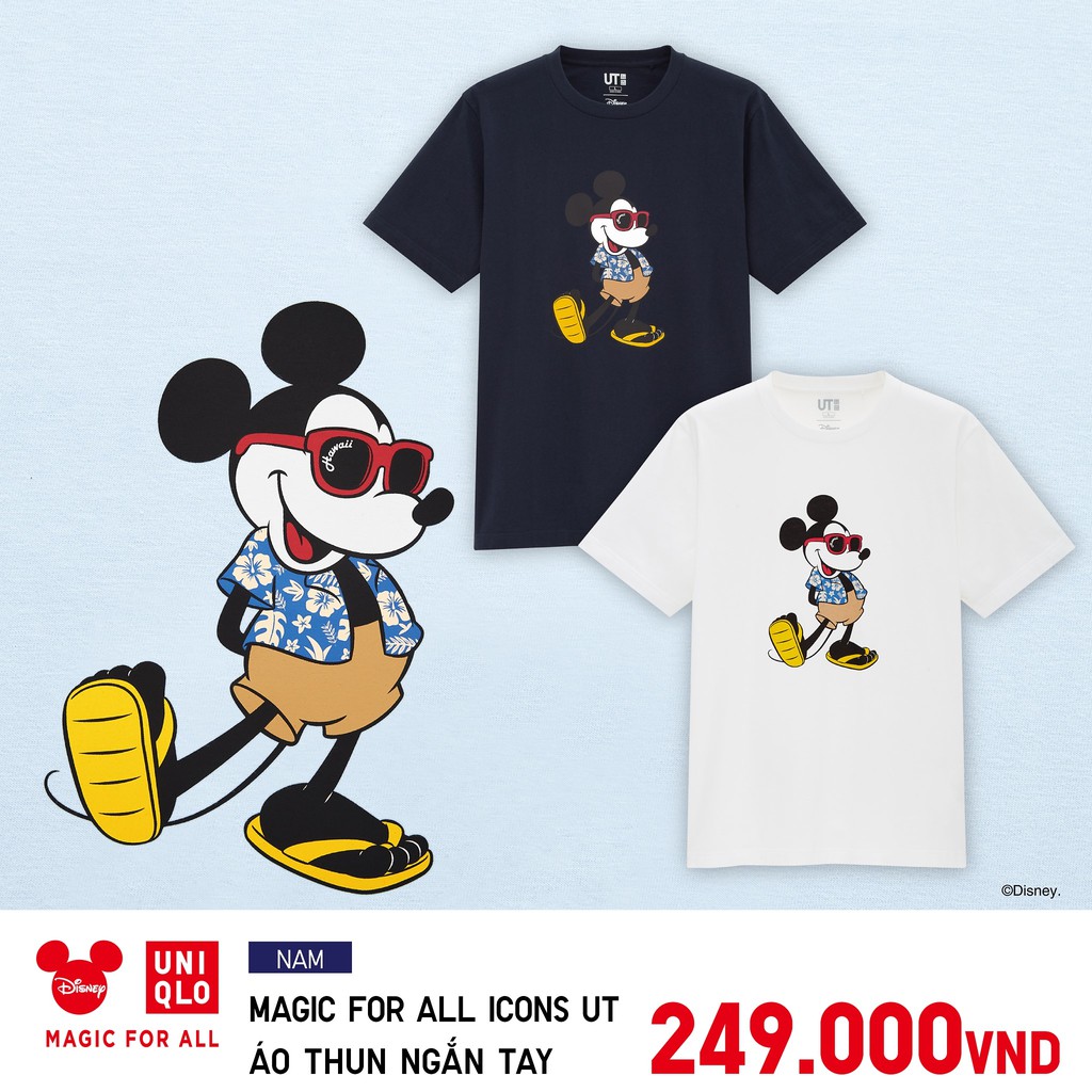 Áo Thun Mickey Uniqlo Chính Hãng