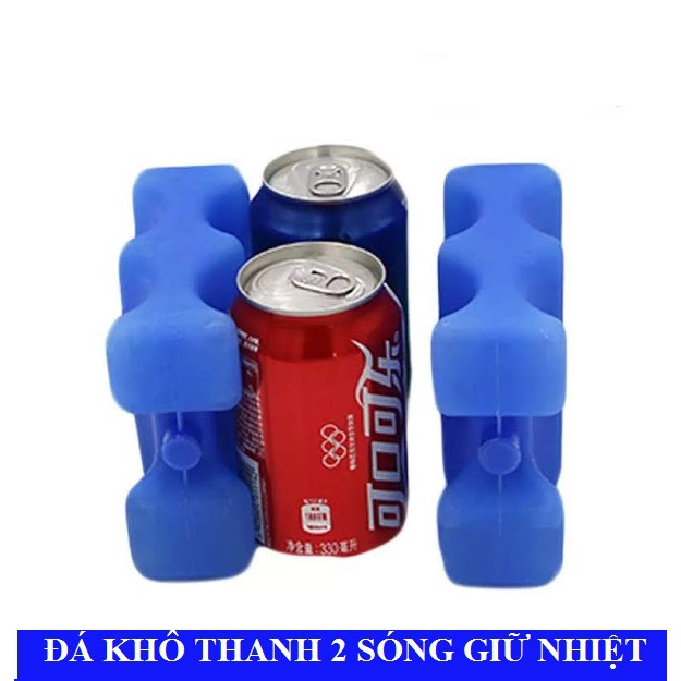 Thanh Đá khô 2 sóng 1 mặt sóng và 2 mặt sóng giữ nhiệt, giữ lạnh sữa mẹ, thực phẩm, bỏ quạt điều hoà