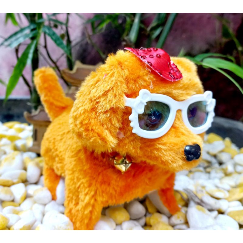 Đồ chơi chó bông biết đi, kêu chạy pin nhiều mẫu