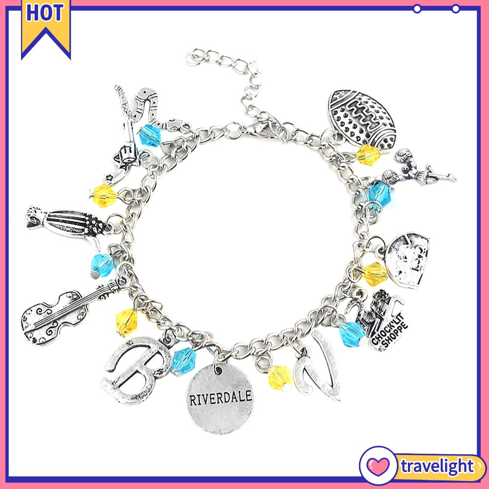 Vòng Đeo Tay Mặt Hình Đàn Ghi Ta Riverdale Thời Trang