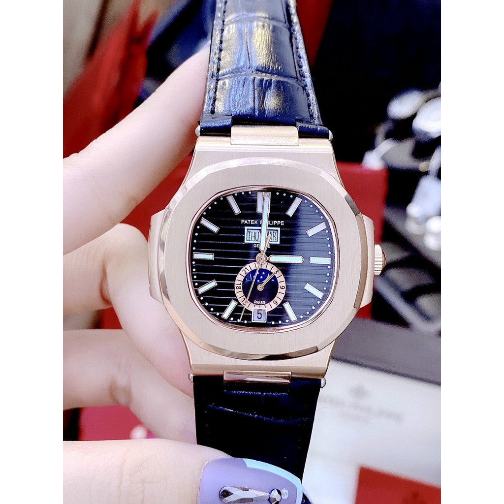 Đồng Hồ Nam Automatic Patek Lộ Máy Đồng Hồ Đeo Tay Nam Sang Trong Cao Cấp