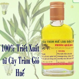 1 Chai Tinh Dầu Tràm Phước Quảng Nguyên Chất Chiết Suất Từ Lá Tràm Gió