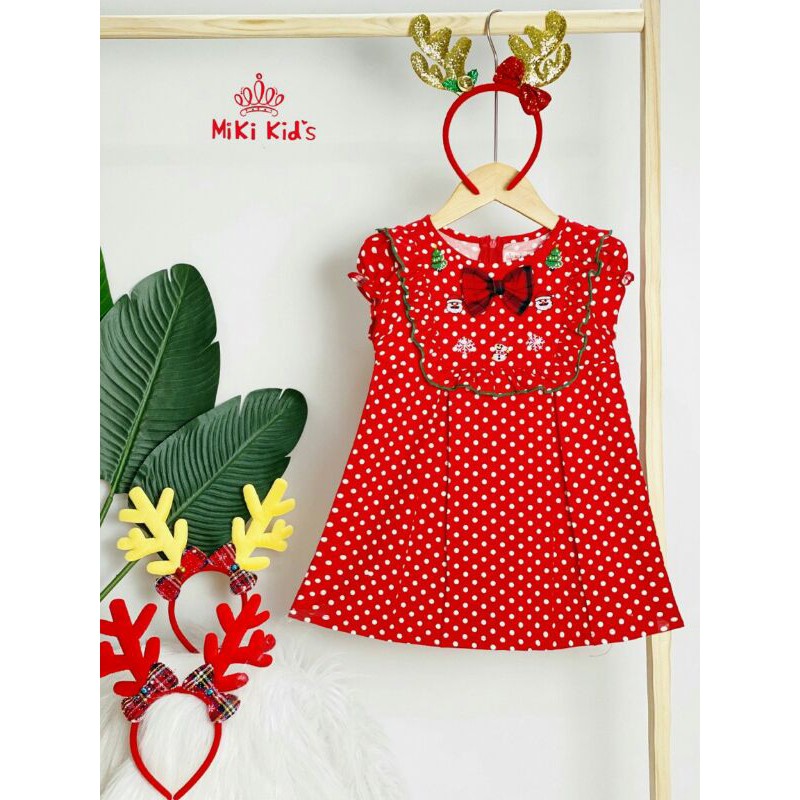 🌲Merry Chrimas Đầm nhung bé gái, Sale! Sale