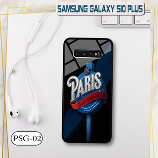 Ốp đội bóng Samsung Galaxy S10 Plus - Lưng kính cường lực