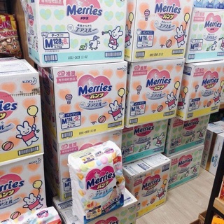 Bỉm Meries cộng miếng S88/M64 quần