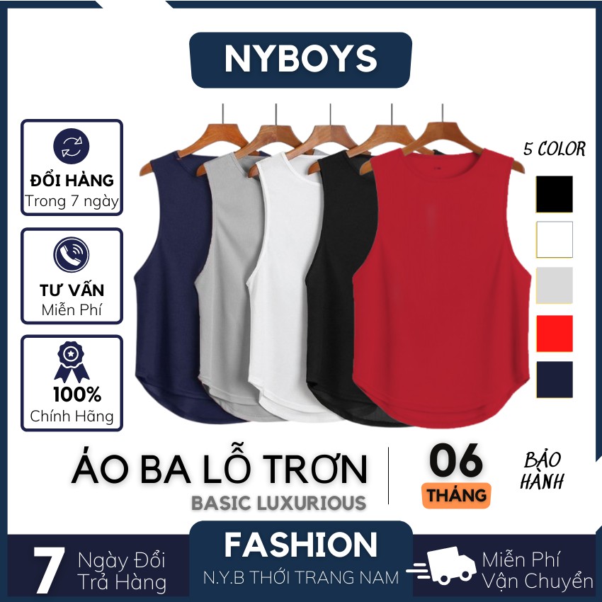 Áo 3 lỗ nam đẹp, áo ba lỗ gymshark mùa hè thoải mái_ABL01