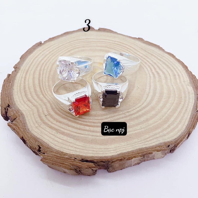 Nhẫn cho bé, các nhẫn Bạc Ta  cho bé trai ⚡️ CAO CẤP ⚡️ - Bạc Npj