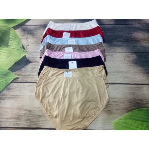 QUẦN LÓT NỮ COTTON LƯNG CAO TRƠN Size đại từ 60kg tới 120kg SAM SAM. Chất coton co giãn 4 chiều thấm hút mồ hôi cực tốt.