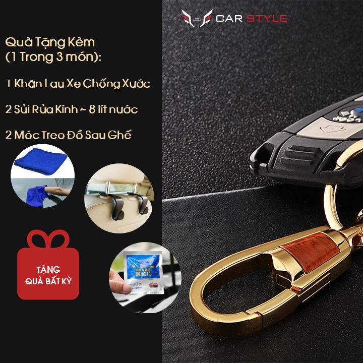 Móc Khóa Ô Tô Jobon - Hoạ Tiết Phương Tây - Mạ Nano Chống Xước