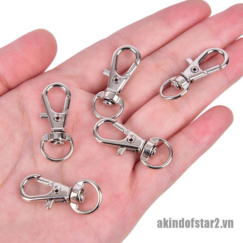 10 Móc khóa bằng hợp kim nhôm mini