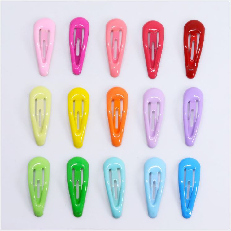 Hộp 50 Kẹp Tóc Mini Nhiều Màu Đáng Yêu Cho Bé Gái