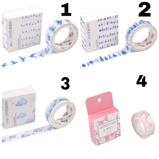 Washi tape xé lẻ 1m