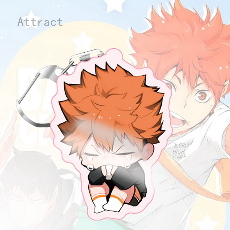 Attract Móc Khóa Hình Nhân Vật Hoạt Hình Với Biểu Cảm Đáng Yêu