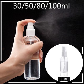 [Hàng mới về] Chai xịt rỗng trong suốt dung tích 30/ 50/ 80ml/ 100ml