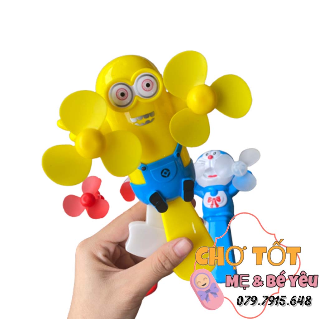 Đồ chơi quạt bóp tay hình thú xinh xắn