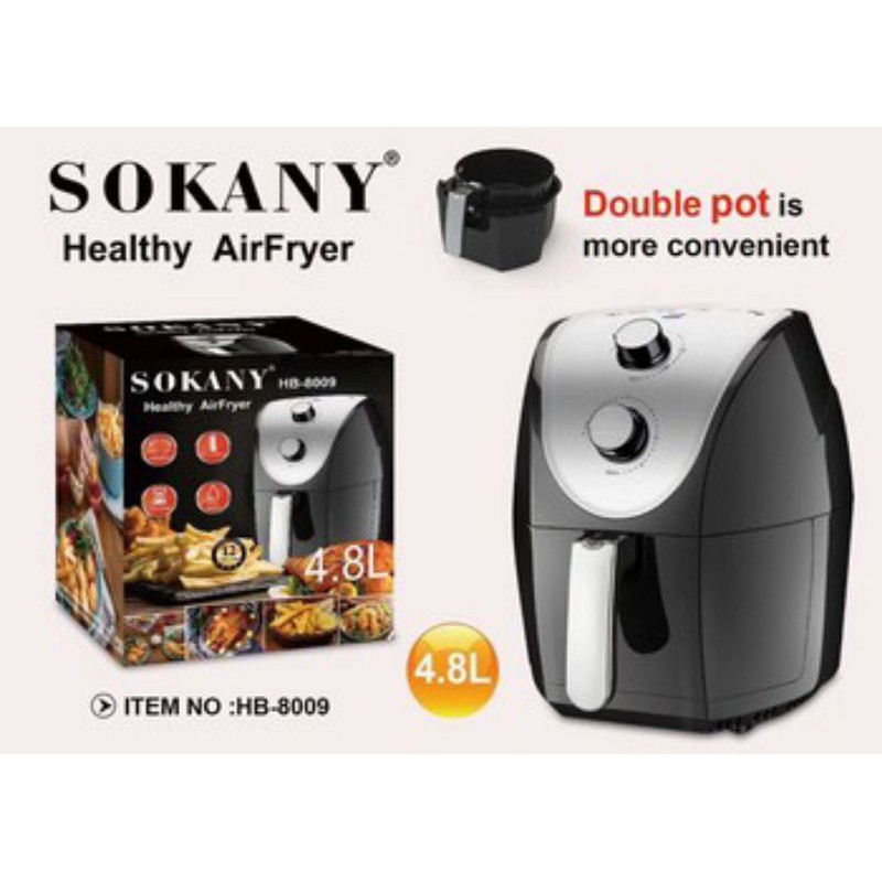 Nồi chiên không dầu Sokany 8009,,,