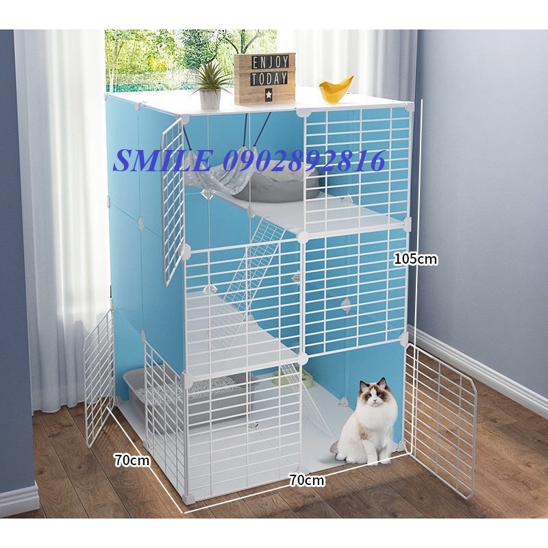 [MẪU MỚI] COMBO CHUỒNG, LỒNG,NHÀ LƯỚI THÉP LẮP GHÉP CHO CHÓ MÈO,PET THÚ CƯNG ĐA NĂNG