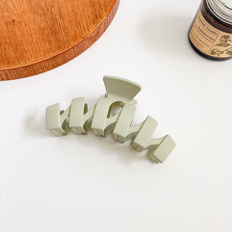 Kẹp tóc cỡ lớn thiết kế đơn giản phong cách Hàn Quốc dành cho nữ