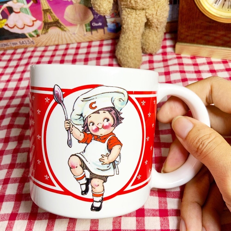 Ly sứ nhật bản Campbell kid gốm sứ hoạt hình dễ thương
