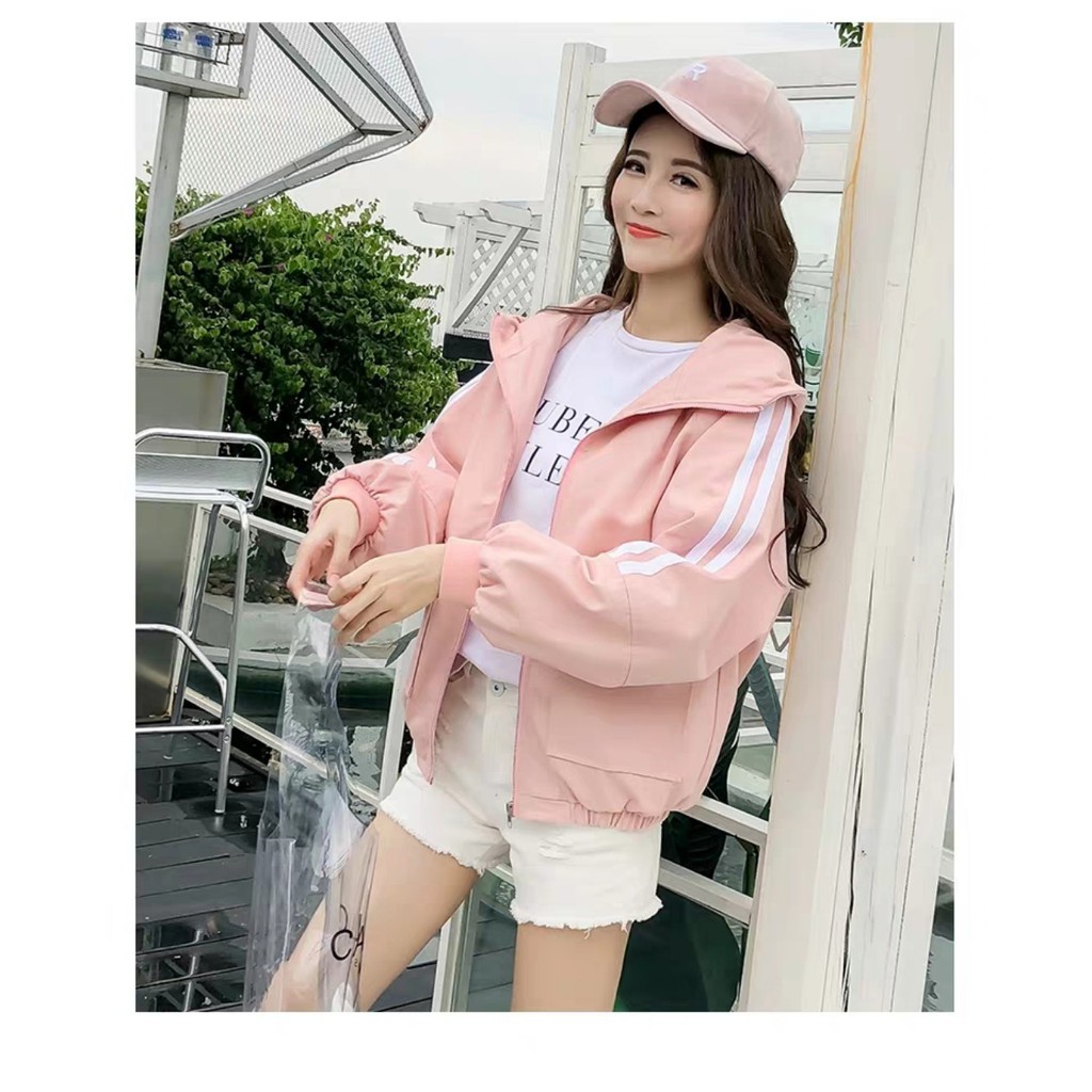 [Mã MASK2610K giảm 10K đơn từ 50K] [S01] Áo khoát nữ dù gió 2 lớp chống nắng Takayashi không nón đẹp hàng đẹp - M023 | BigBuy360 - bigbuy360.vn