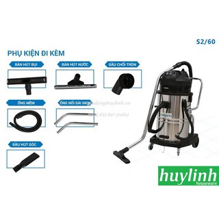 Máy Hút Bụi Khô Và Nước CLEPRO S2/60
