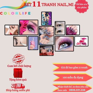 TRANH NAILS MI TRANG TRÍ TIỆM NAILS NỐI MI DÁN TƯỜNG GIÁ RẺ SIÊU ĐẸP TN01 ÁNH DƯƠNG