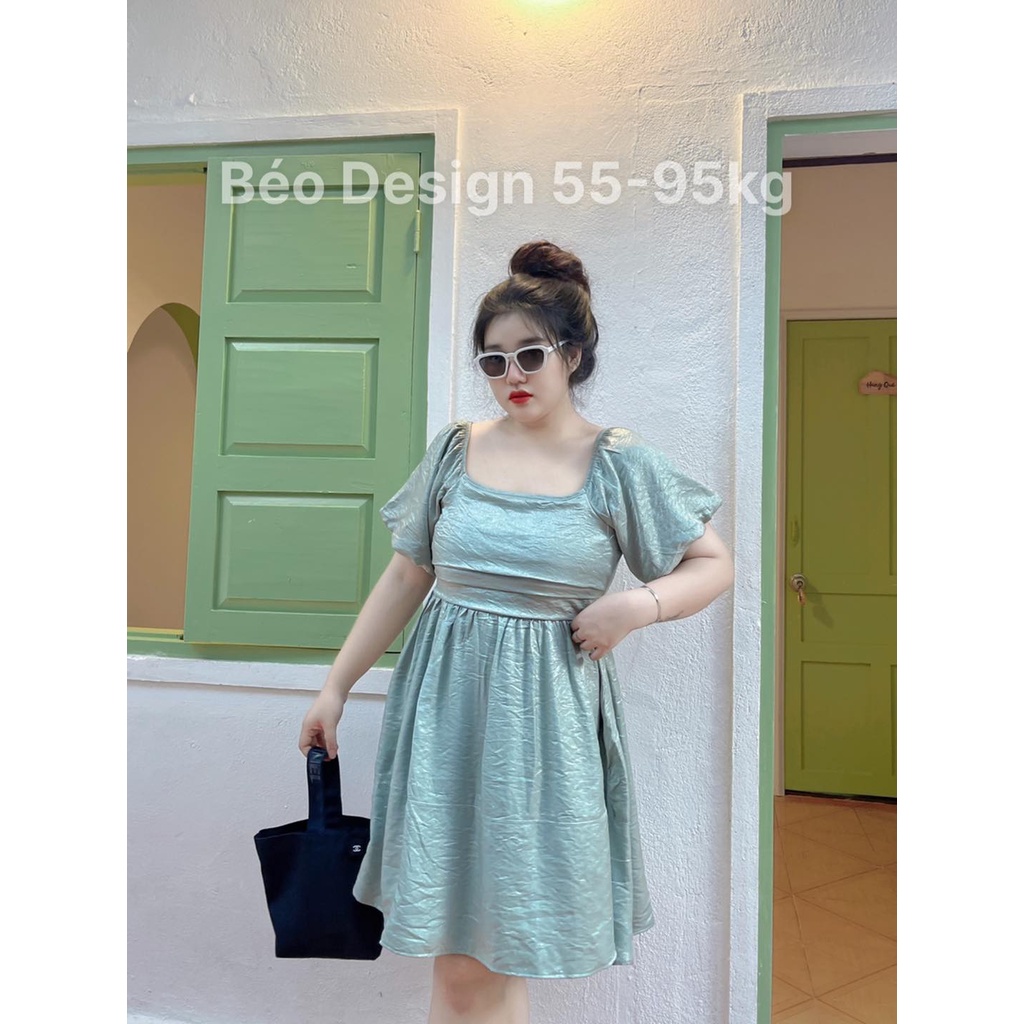 Đầm bigsize nữ Béo Design Đầm BabyDoll 51kg đến 95kg