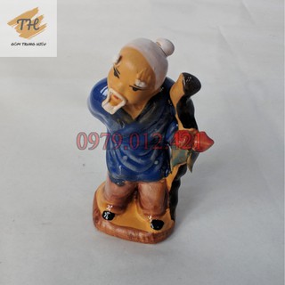 Tượng tiểu cảnh mini gốm Bát Tràng