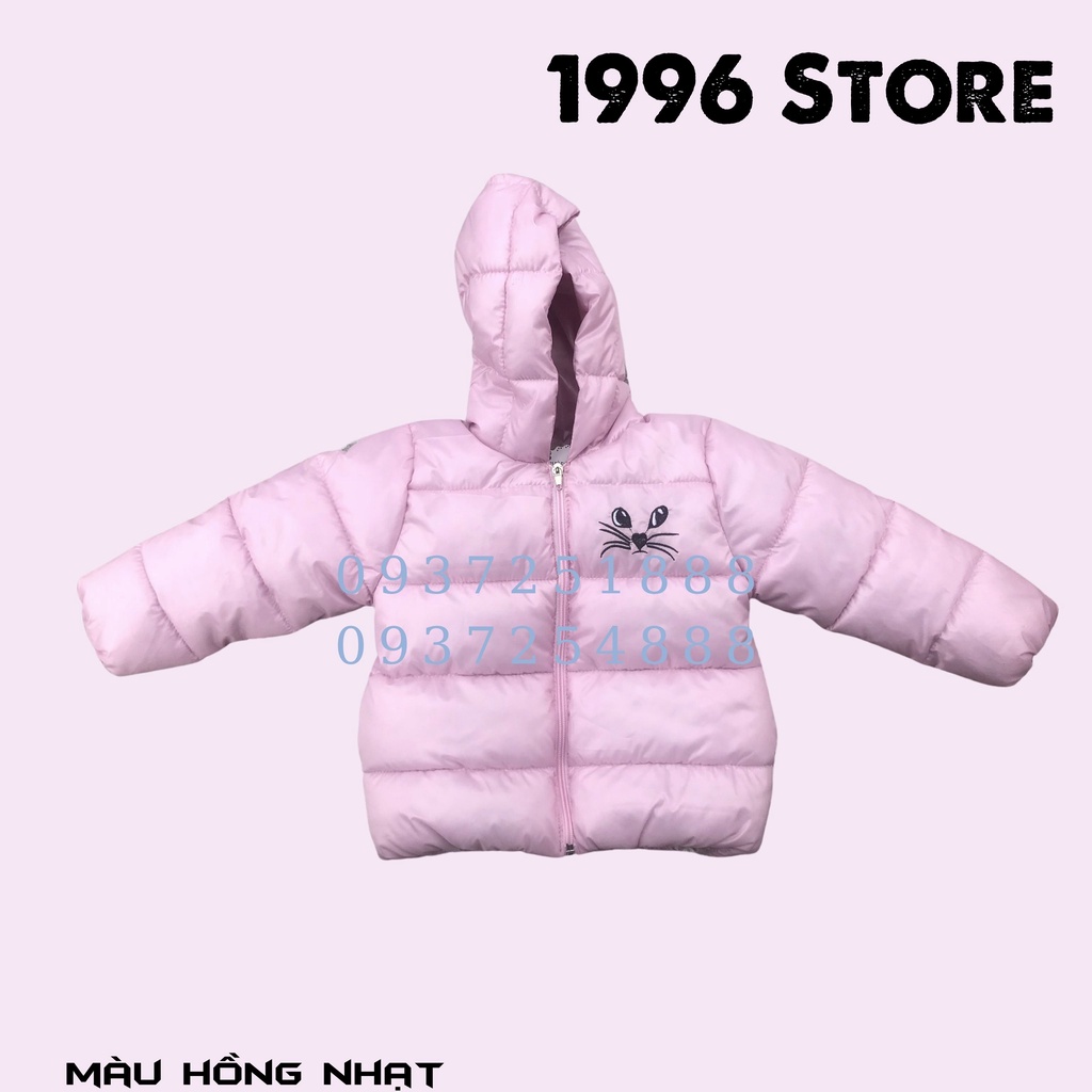 Áo phao cho bé gái nhồi bông trẻ em SIÊU NHẸ có mũ 2-4 tuổi 7-25kg | BigBuy360 - bigbuy360.vn