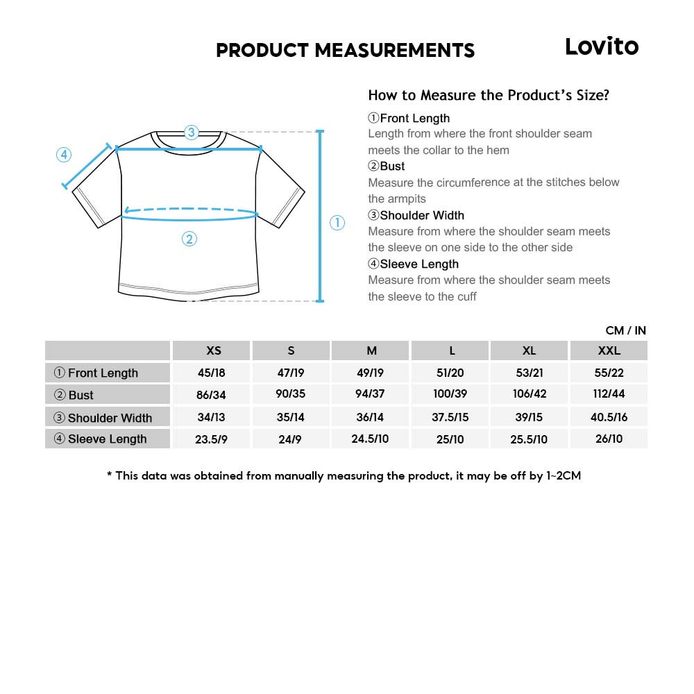 Áo Lovito có huy hiệu cổ thắt dây màu trơn phong cách thường ngày L27AD028 (màu trắng)