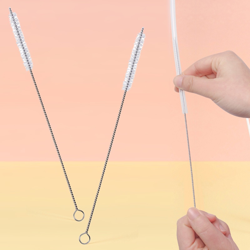 Cọ Vệ Sinh Bình Thủy Tinh/Ống Hút Bằng Thép Không Gỉ 24cm
