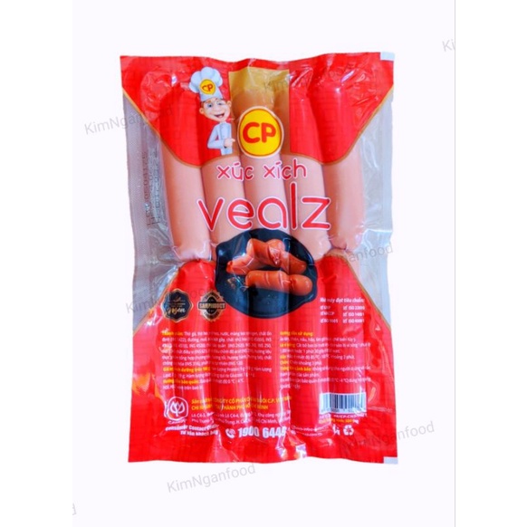Xúc xích vealz 500g( loại 10 cây)