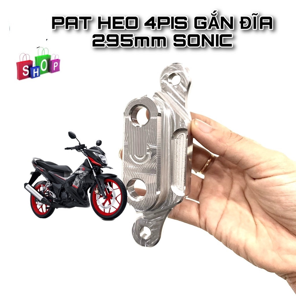 PAT NHÔM GẮN HEO 4PIS CHO SONIC VÀ RAIDER FI