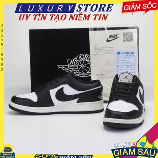 🔥Giày thể thao sneaker🔥Air Jordan panda JD thấp đen full box JET2 luxury Stoer