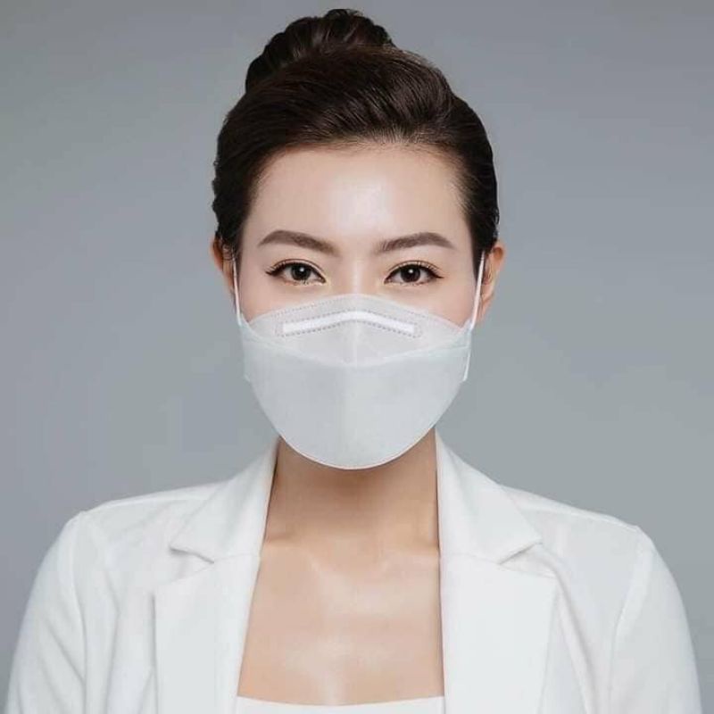 Túi 10 Chiếc Khẩu Trang 4D Dũng Công Mask KF94 Lọc Bụi Mịn Kháng Khuẩn 4 Lớp KTDC