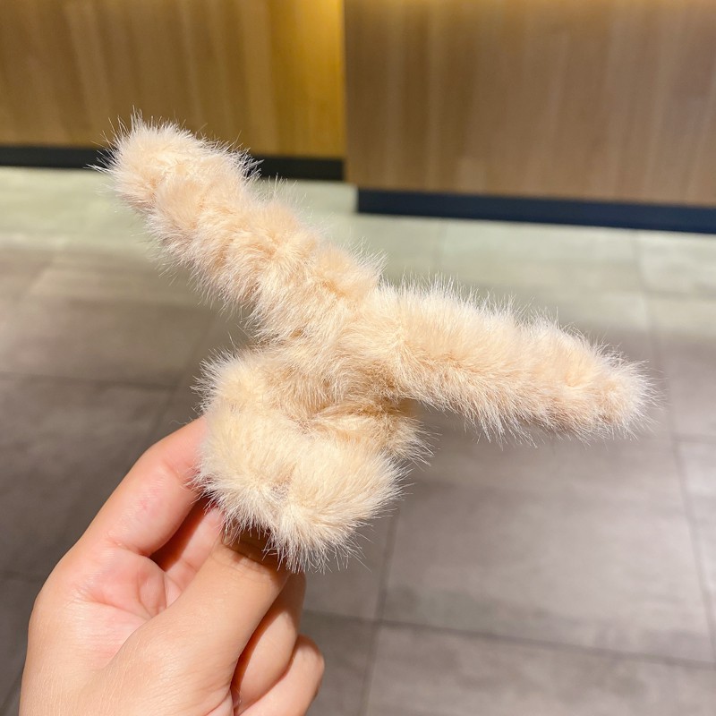 Kẹp Tóc Phối Lông Phong Cách Hàn Quốc Xinh Xắn Dành Cho Nữ #KTL2001